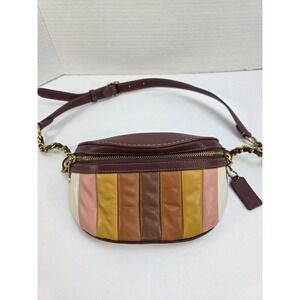 Coach Rainbow Chain Belt Bag With Quilting E2180-C6519